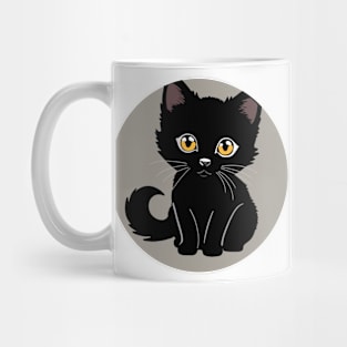 Cute black cat Mug